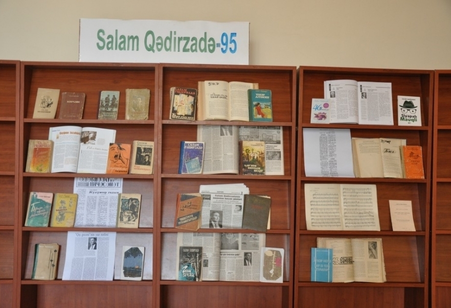 Milli Kitabxanada növbəti sərgi Salam Qədirzadəyə həsr edilib