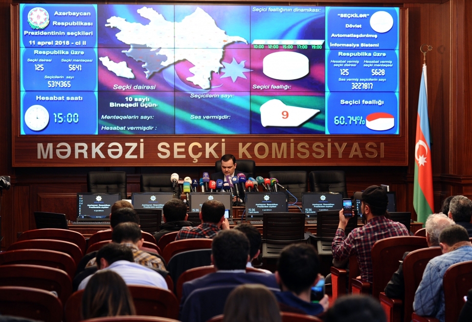 Saat 15.00-a olan məlumata görə səsvermədə fəallıq 60,74 faizdir VİDEO
