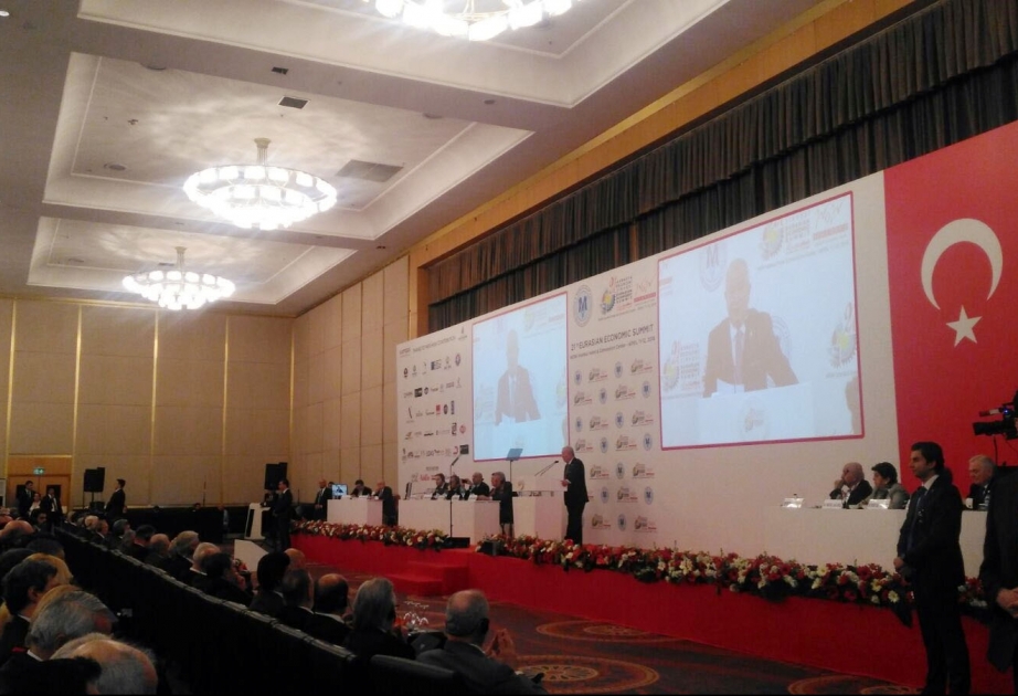 İstanbulda XXI Avrasiya İqtisadi Zirvəsi işə başlayıb