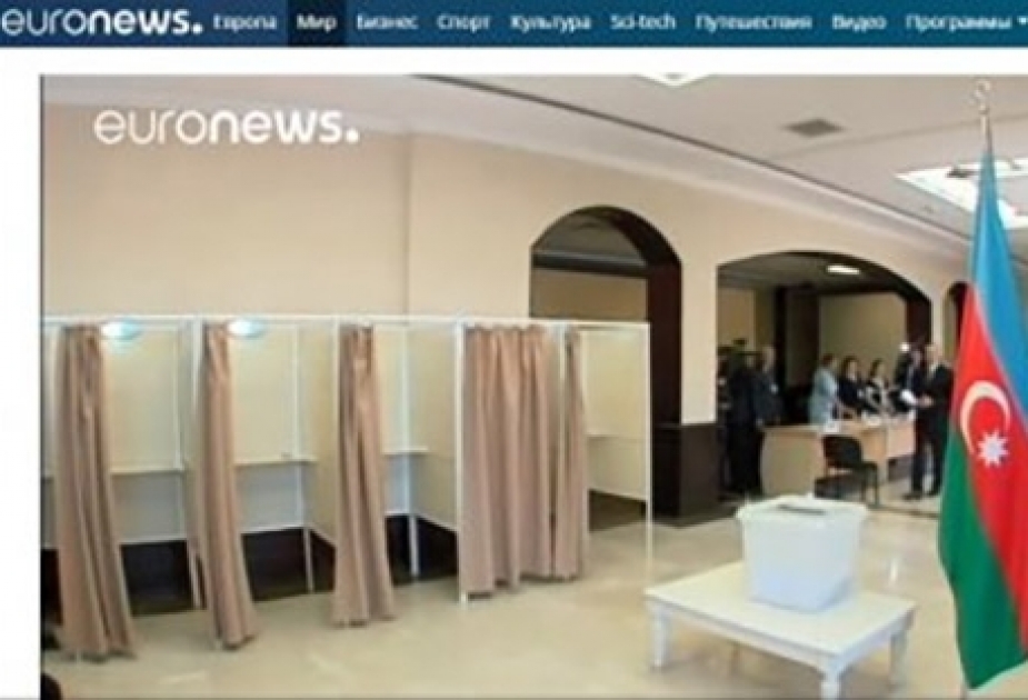 “Euronews” Azərbaycandakı prezident seçkiləri ilə bağlı reportaj yayımlayıb  VİDEO