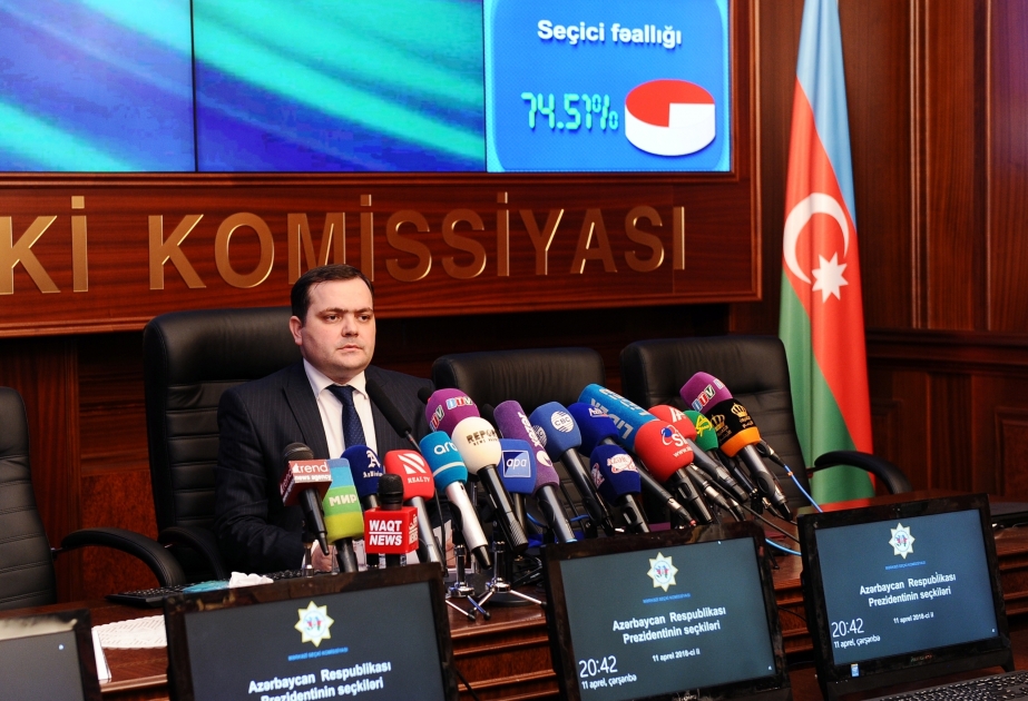 Prezident seçkilərində ölkə üzrə seçici fəallığı 74,51 faiz olub
