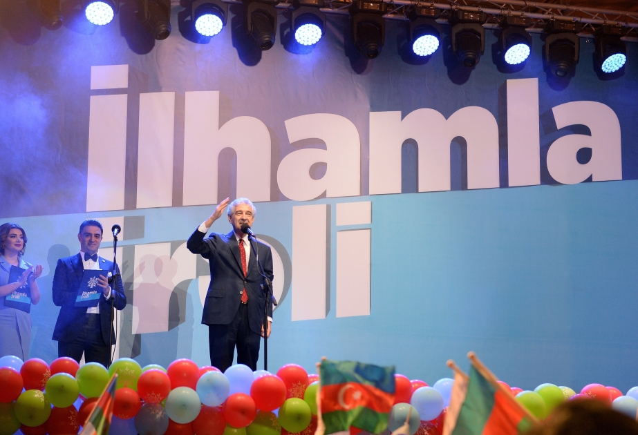 İlham Əliyevin prezident seçkilərində möhtəşəm qələbəsi bütün Azərbaycan xalqının qələbəsidir  VİDEO