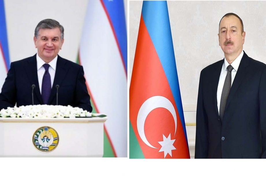 President of Uzbekistan Shavkat Mirziyoyev phoned President Ilham Aliyev