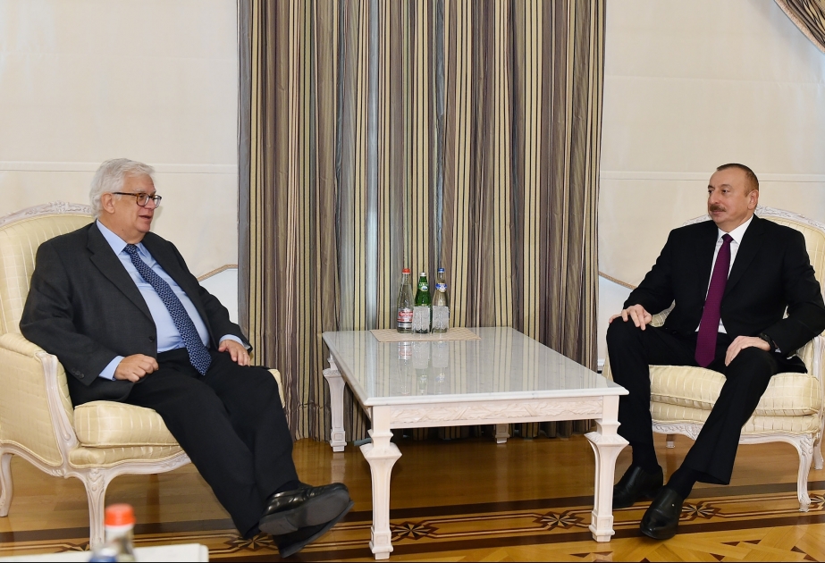 الرئيس إلهام علييف يلتقي نائب رئيس الحزب الديمقراطي المركزي الدولي