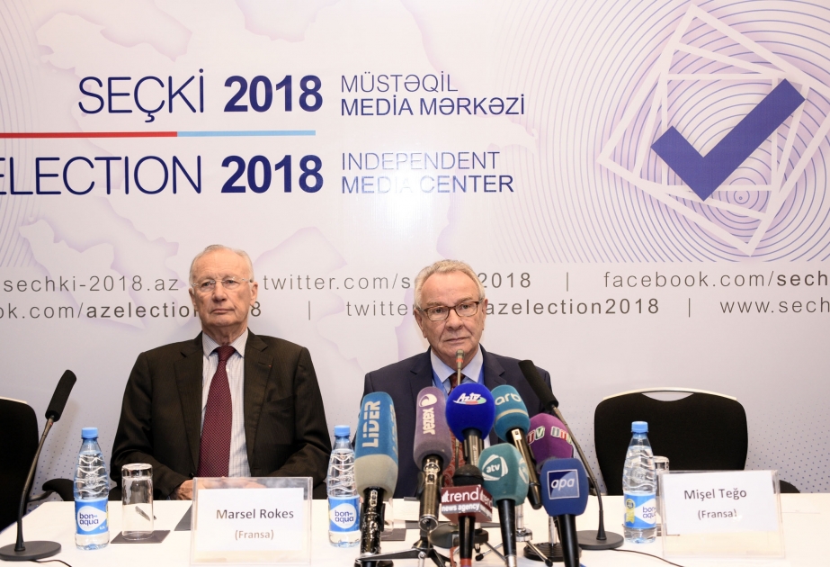 Fransalı müşahidəçilər: Azərbaycanda prezident seçkiləri demokratik keçdi