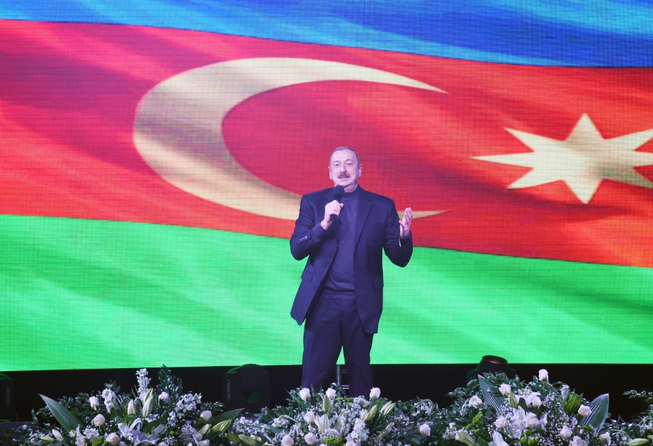 Un concert organisé à Bakou à l’occasion de la large victoire d’Ilham Aliyev à la présidentielle VIDEO