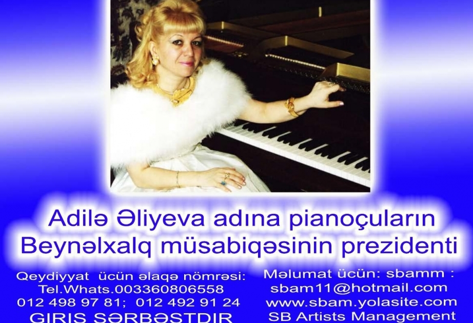 Fransada yaşayan həmyerlimiz, görkəmli pianoçu Bakıda ustad dərsləri verəcək