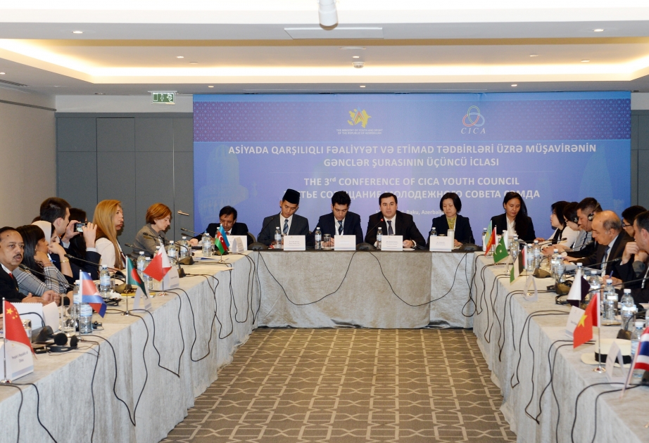 Bakıda Asiyada Qarşılıqlı Fəaliyyət və Etimad Tədbirləri üzrə Müşavirənin Gənclər Şurasının üçüncü konfransı işə başlayıb
