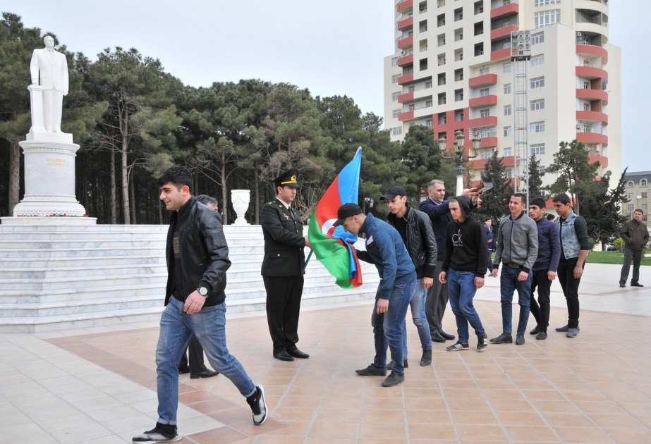 Abşeronlu gənclər Vətənin keşiyində ayıq-sayıq dayanmağa söz veriblər