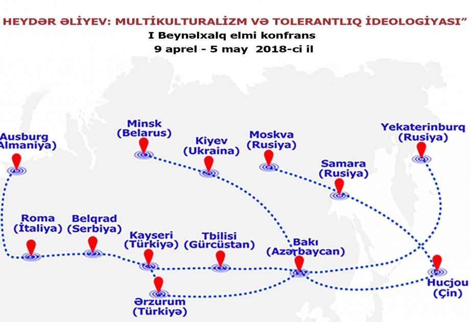 Ukraynada Ulu Öndərin 95 illiyinə həsr olunan beynəlxalq konfransın bölmə iclası keçirilib
