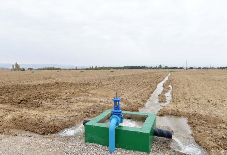 Yeni subartezian quyuları vasitəsilə Ağcabədidə 570 hektar əkin sahəsi suvarılacaq