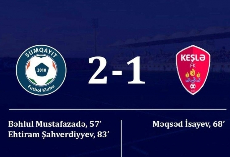 “Sumqayıt” “Keşlə”ni minimal hesabla məğlub edib