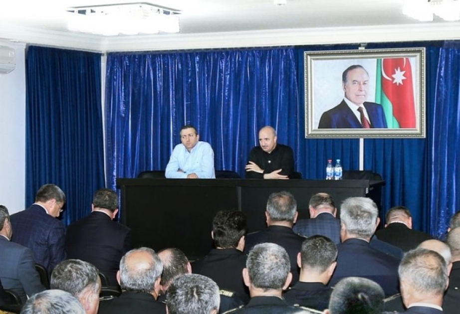 Xəzər Dəniz Neft Donanmasının dənizçilərinin sualları cavablandırılıb