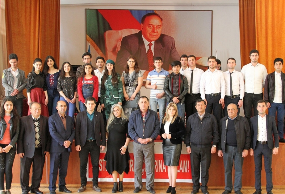 Gəncədə tələbələr arasında bədii yaradıcılıq festivalının seçim turuna yekun vurulub
