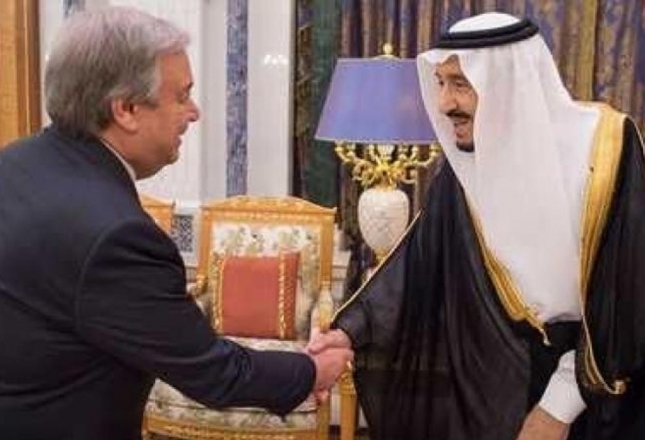 Le roi d'Arabie saoudite reçoit le secrétaire général de l’ONU