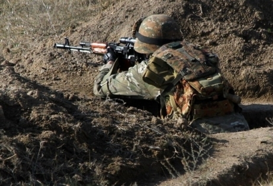 Ermənistan silahlı qüvvələri iriçaplı pulemyotlardan istifadə edərək atəşkəs rejimini 105 dəfə pozub VİDEO