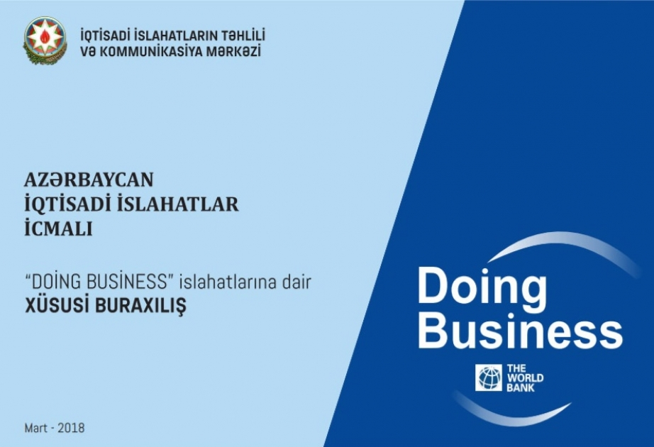 “Doing Business” islahatlarına dair kitab buraxılıb
