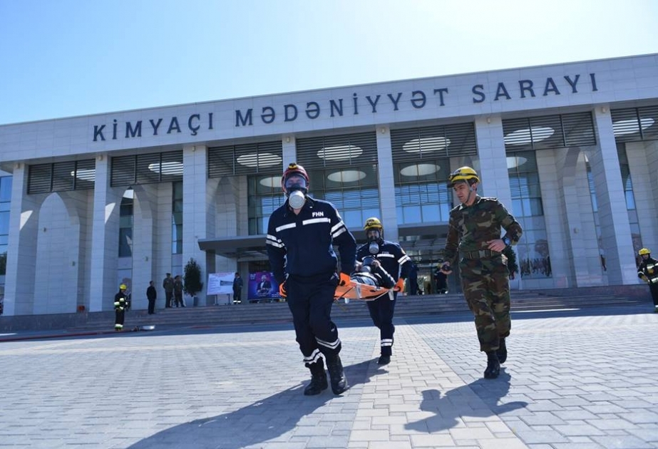 Sumqayıtdakı Kimyaçı Mədəniyyət Sarayında baş verən “yanğın” söndürülüb