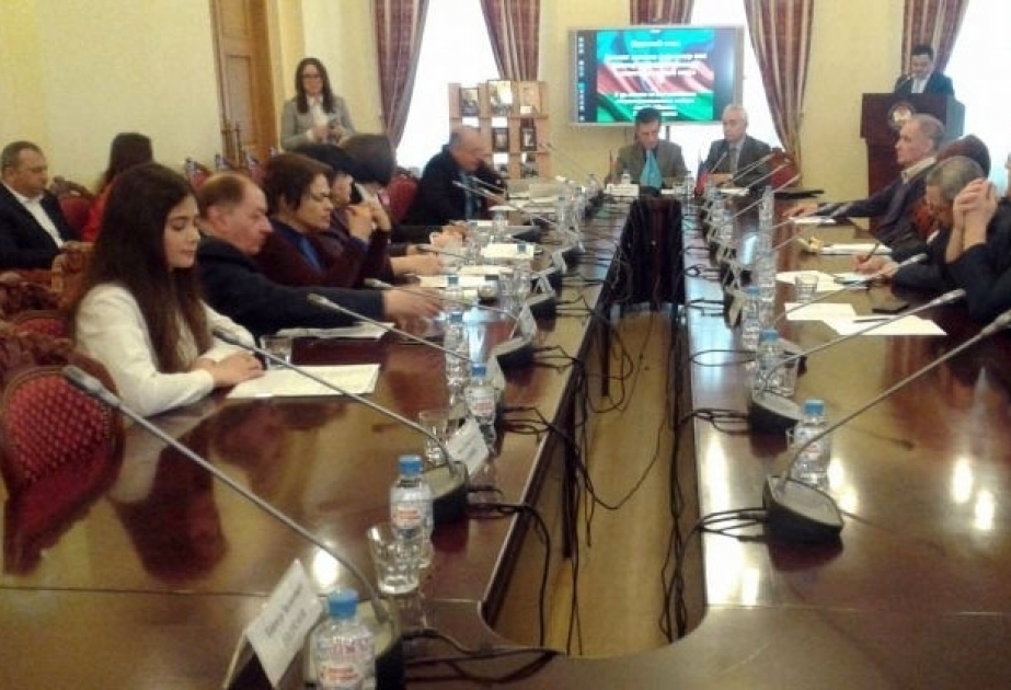 Moskvada ümummilli lider Heydər Əliyevin anadan olmasının 95 illiyinə dair “dəyirmi masa” keçirilib