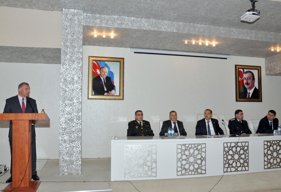 İmişlidə cari ilin üç ayının yekunları müzakirə olunub