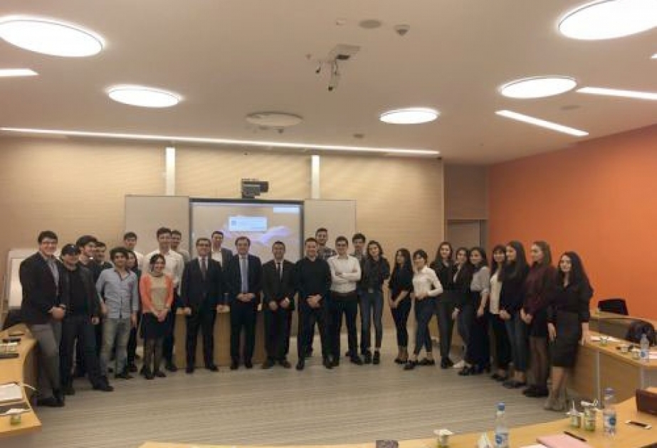 ADA Universitetində "Made in Azerbaijan" brendinin təşviqinə dair mühazirə dinlənilib