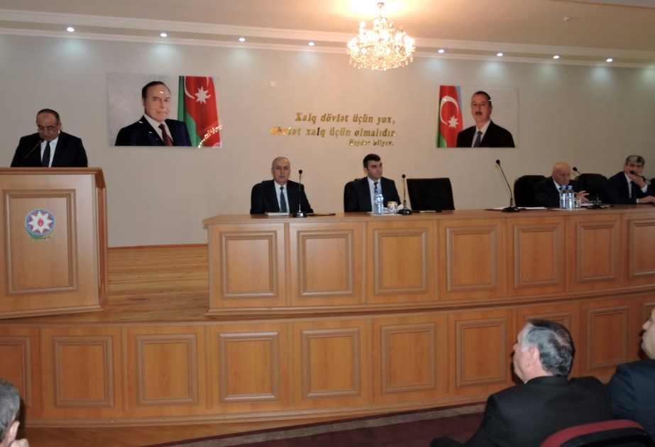Qaxda yeni yaradılan aqroparkda 177,5 min ədəd müxtəlif növ meyvə tingi əkilib