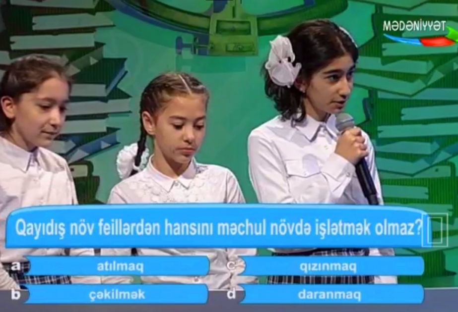 İntellektual teleoyunda 72 nömrəli məktəb-liseyin komandası qalib gəlib