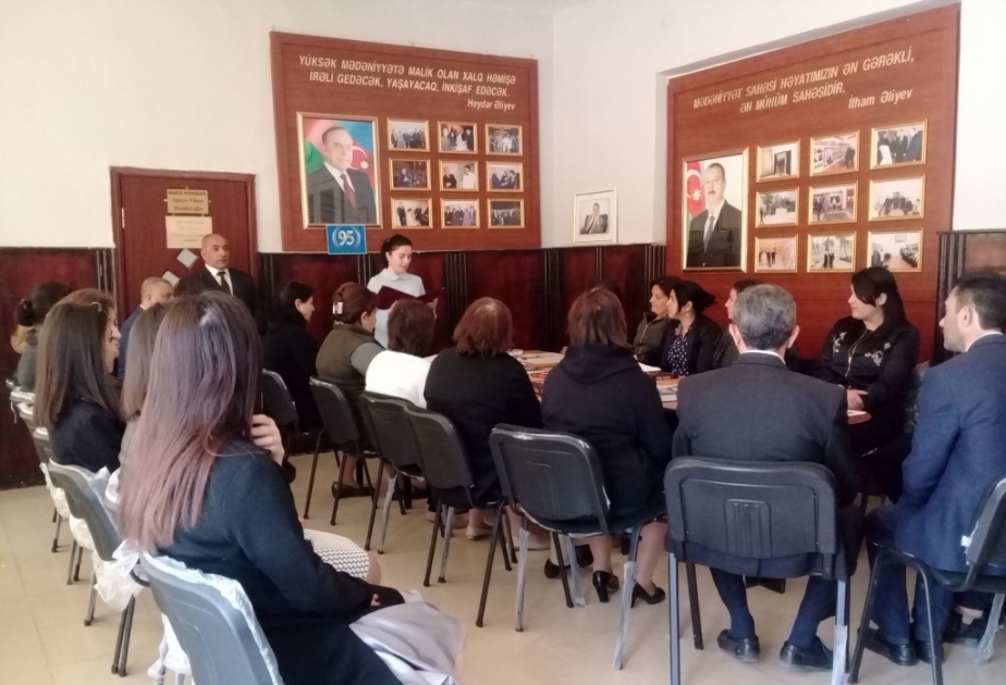 Salyanda “Heydər Əliyev və mənəvi dəyərlərimiz” mövzusunda tədbir keçirilib