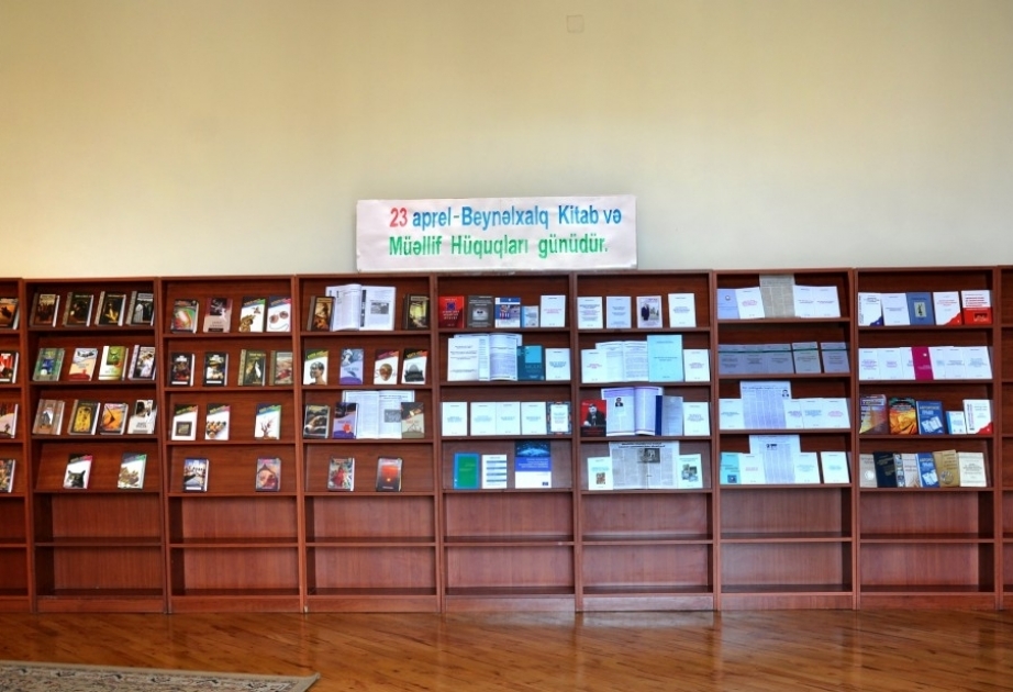 Milli Kitabxanada növbəti sərgi beynəlxalq kitab və müəllif hüquqları gününə həsr edilib