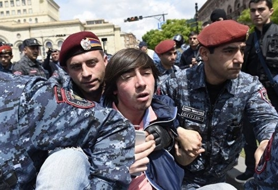 Yerevanda bir gündə 277 aksiya iştirakçısı saxlanılıb