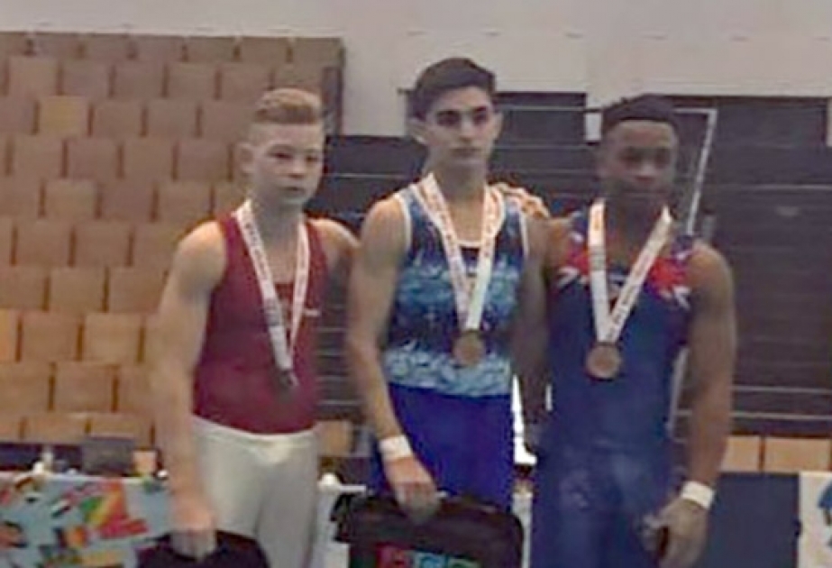 Azərbaycan gimnastı Berlində iki qızıl medal qazanıb