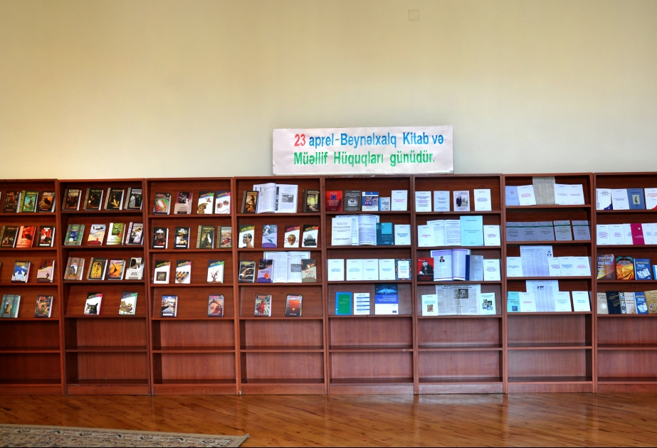 Milli Kitabxanada Beynəlxalq kitab və müəllif hüquqları gününə həsr olunmuş sərgi açılıb