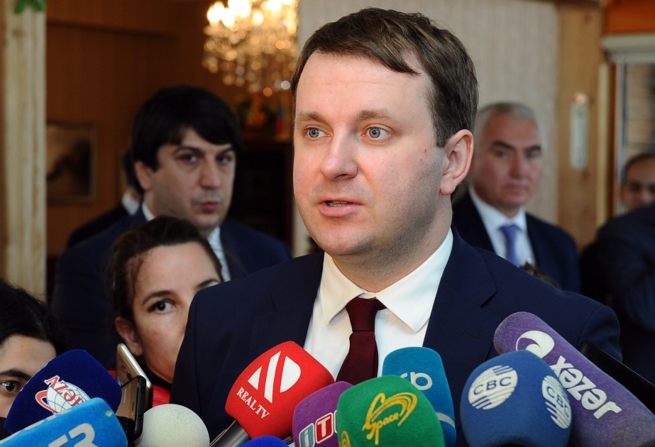 Максим Орешкин: В ближайшие несколько лет объемы поставок азербайджанской продукции в Россию вырастут в несколько раз
