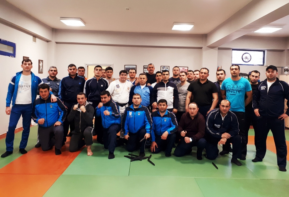 Daxili İşlər Nazirliyinin İdman Cəmiyyətində polis əməkdaşları üçün təlim keçirilir