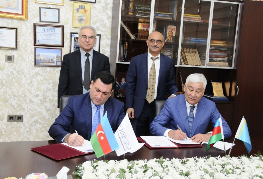 ADNSU ilə Qazaxıstan-Britaniya Texniki Universiteti arasında əməkdaşlıq haqqında memorandum imzalanıb
