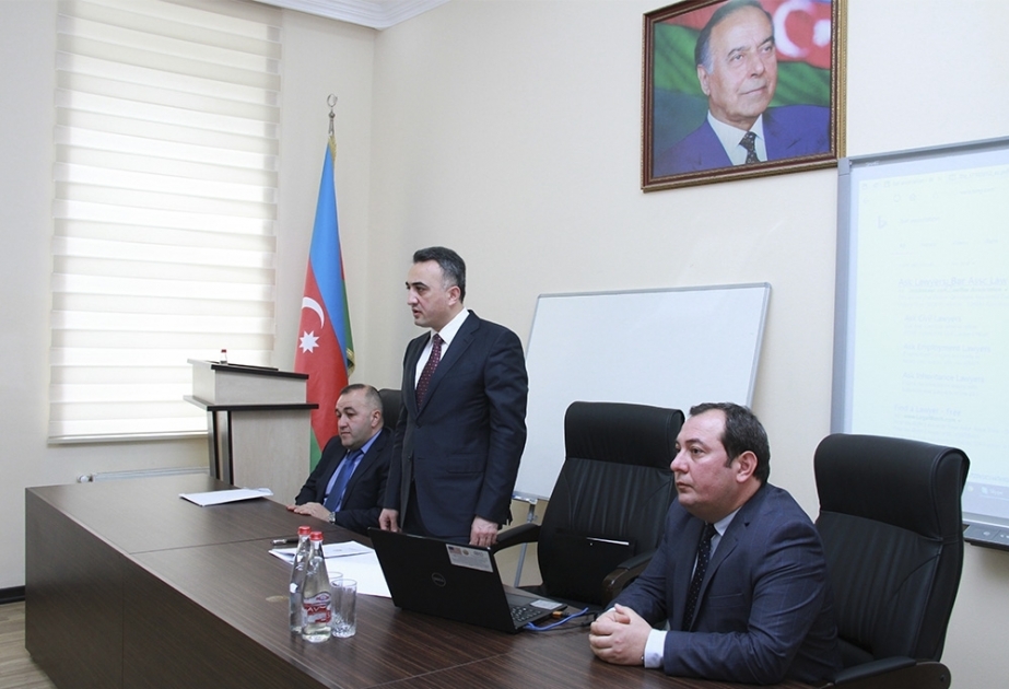 Vəkilliyə qəbul üzrə icbari təlimlər uğurla davam edir