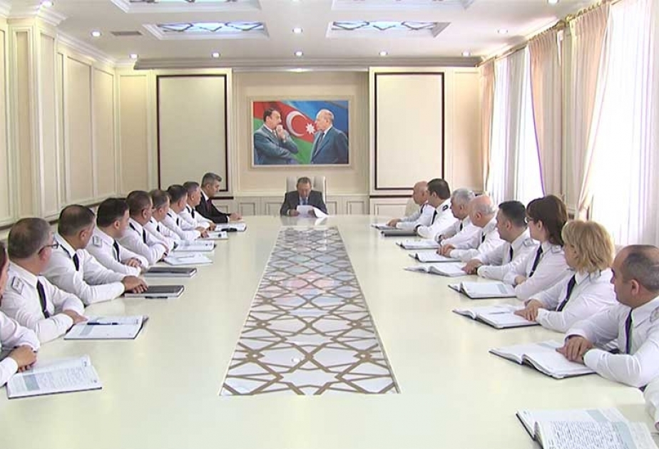 Dövlət Miqrasiya Xidmətinin yeni rəisi kollektivə təqdim edilib
