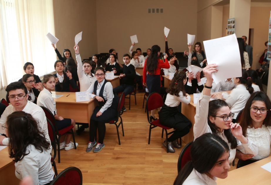 “Breyn-rinq” intellektual bilik yarışına 390 şagirddən ibarət 65 komanda qatılıb