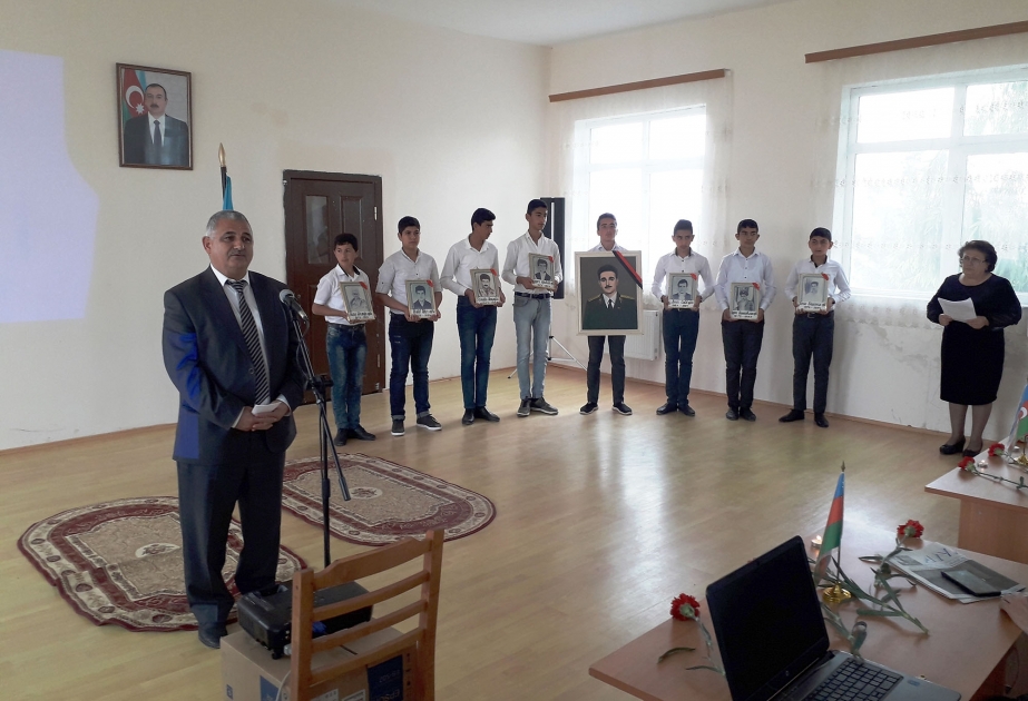 Salyanda şəhid Elsevər Hüseynovun xatirəsi anılıb