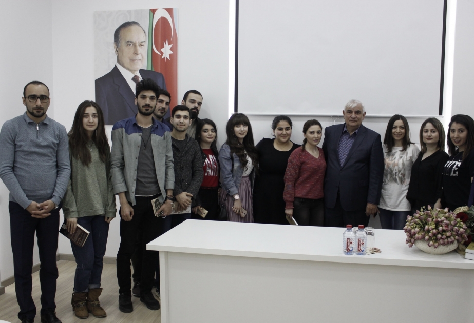 Azərbaycan Dövlət Mədəniyyət və İncəsənət Universitetində Kamal Abdulla ilə görüş