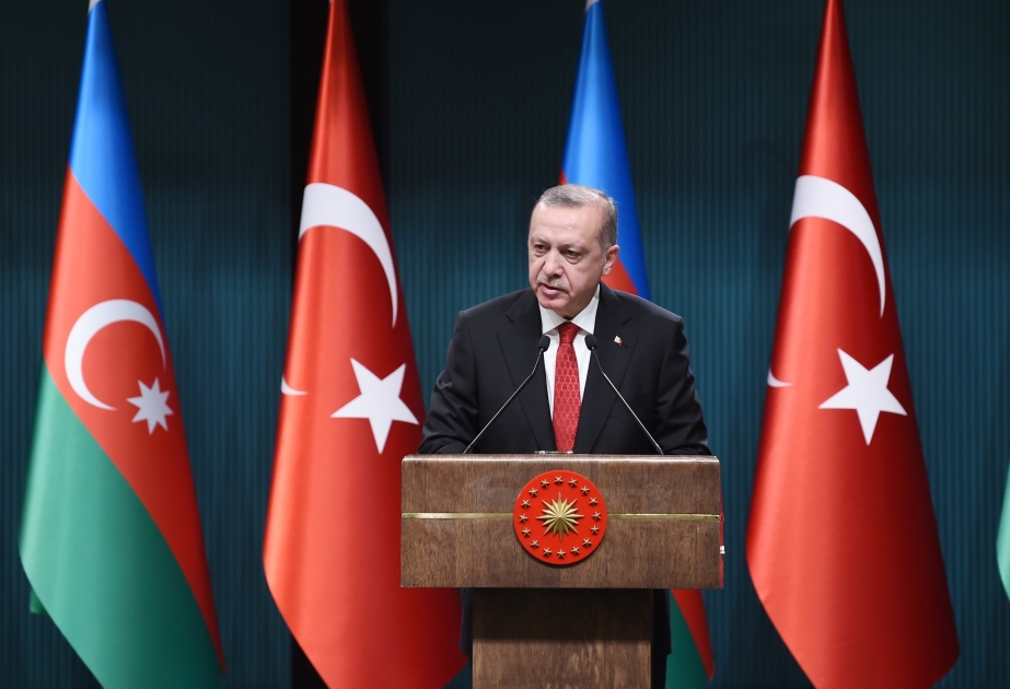 Präsident Recep Tayyip Erdogan: Aserbaidschan steigt zum Inverstor Nummer 1 in der Türkei auf