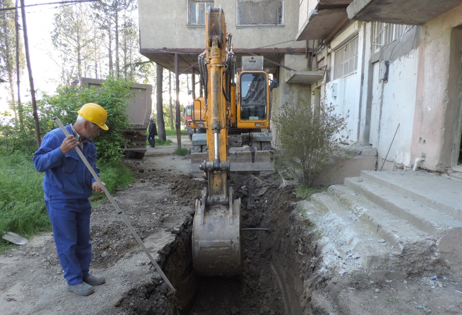 Gəncədə içməli su və kanalizasiya sisteminin yenilənməsi layihəsi davam edir