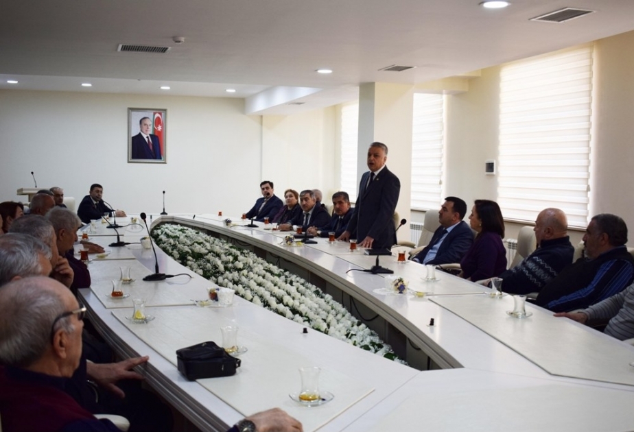 Çernobıl qəzasının iştirakçıları ilə görüş