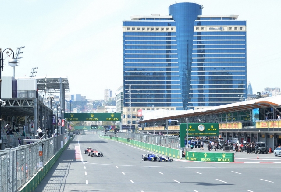 Bakıda Formula 2 yarışlarına start verilib VİDEO