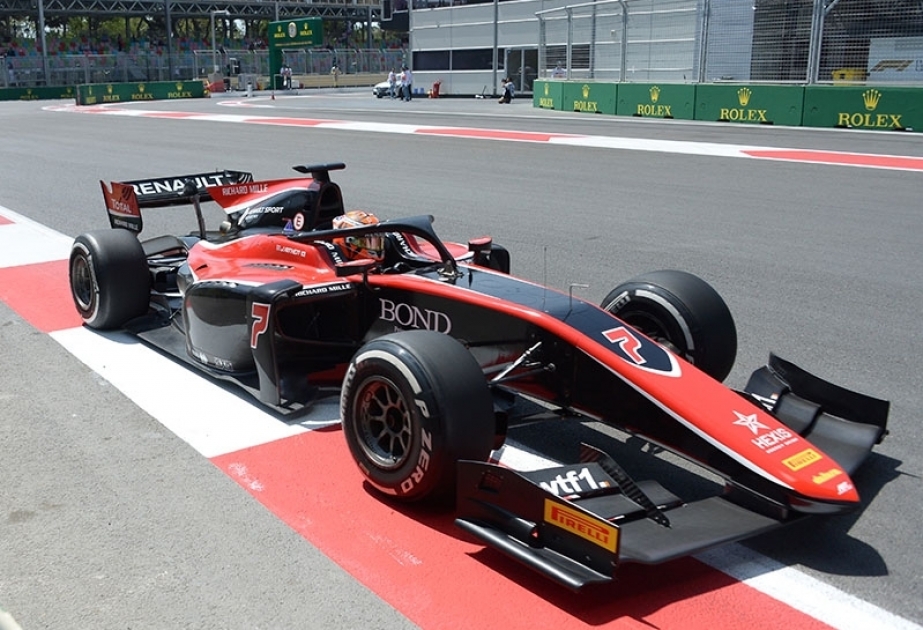 Formula 1 drivers start practice session in Azerbaijan Grand Prix