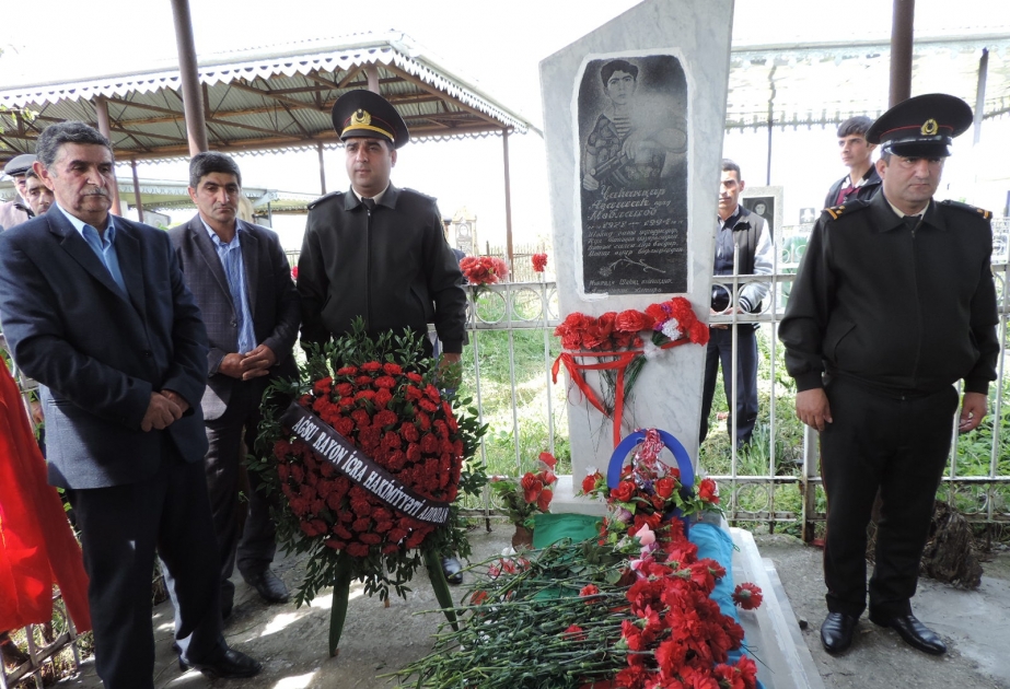 Ağsuda şəhid Cahangir Mövlamovun xatirəsi anılıb