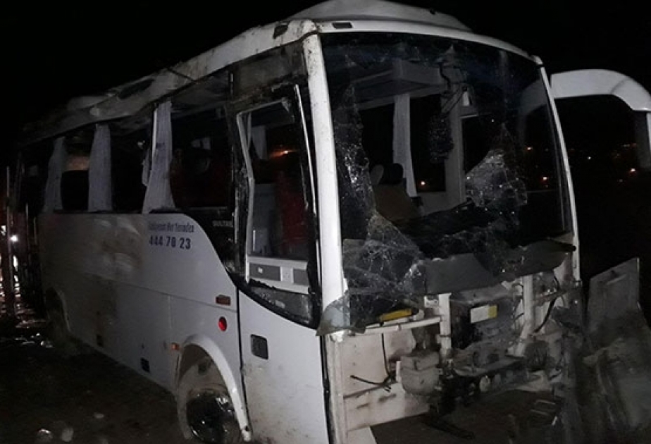 Türkiyədə baş verən yol qəzasında 30 nəfər yaralanıb