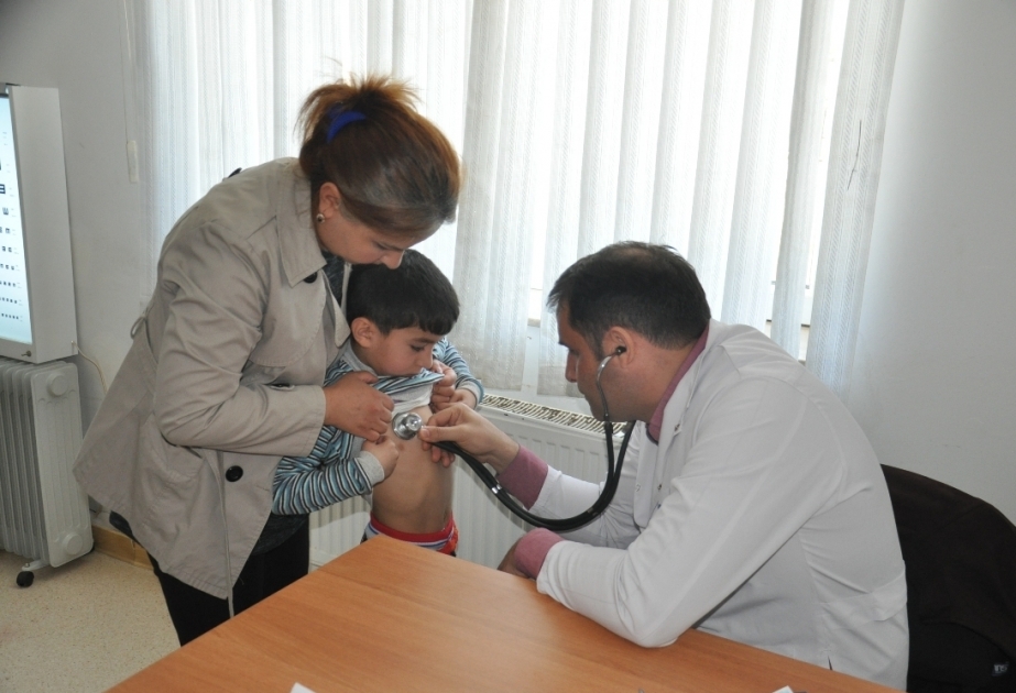 Qaradağ rayonunun Çeyildağ qəsəbəsində tibbi müayinə aksiyası təşkil edilib