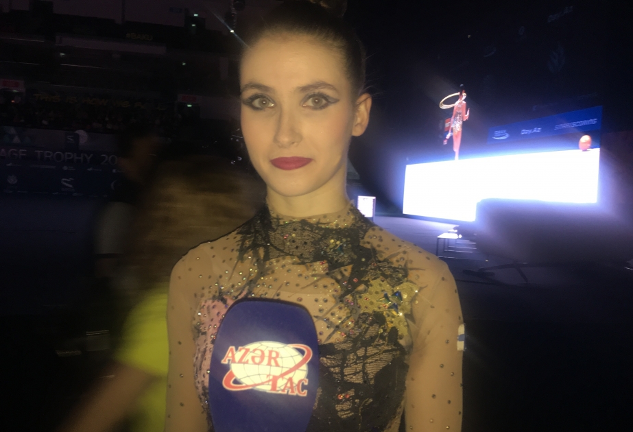 Finnish gymnast: National Gymnastics Arena in Baku is wonderful