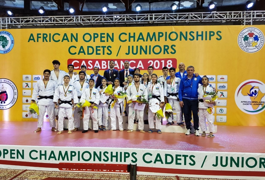 Yeniyetmə cüdoçularımız Afrika kuboku uğrunda beynəlxalq turnirdə 18 medal qazanıblar